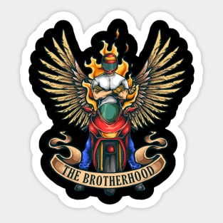 The Brotherhood Biker Sticker